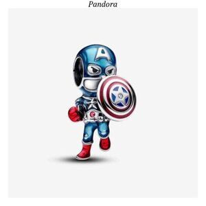 Pandora Marvel The Avengers Captain America Charm